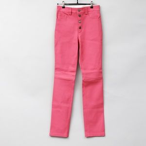 ALC Pink Faux Leather Pants